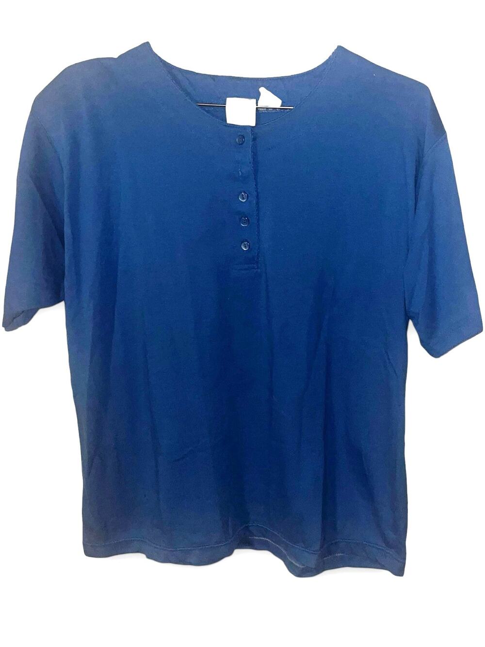 American Weekend Women's Blue henley | size large | EUC